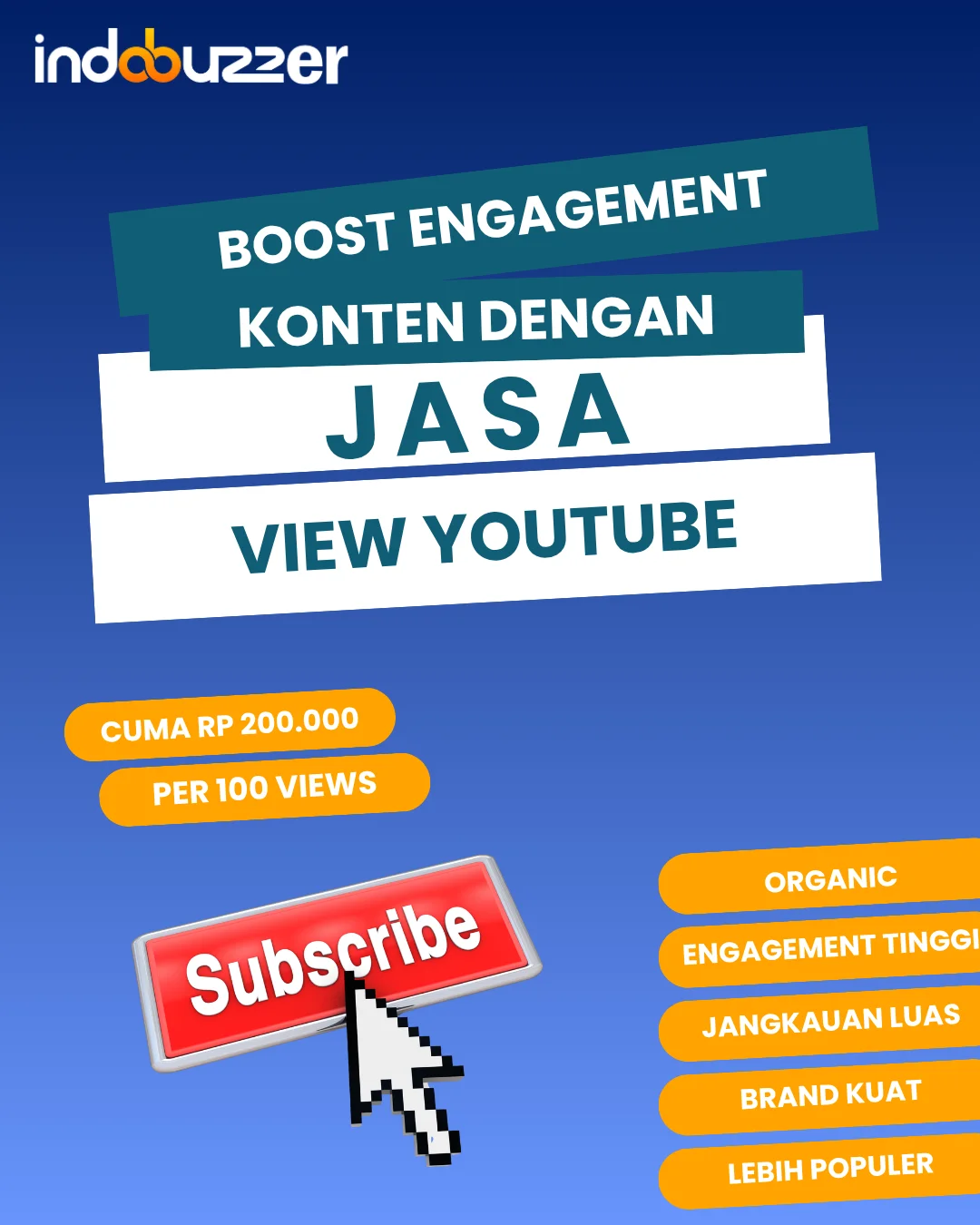 Boost Engagement Konten dengan Jasa View Youtube Indobuzzer