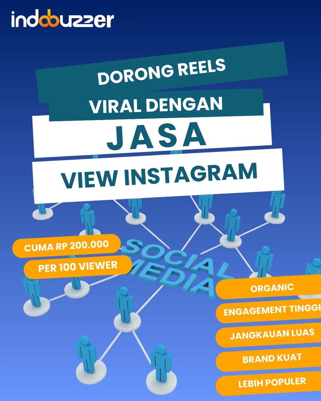 Dorong Reels Viral Dengan Jasa View Instagram dari Indobuzzer