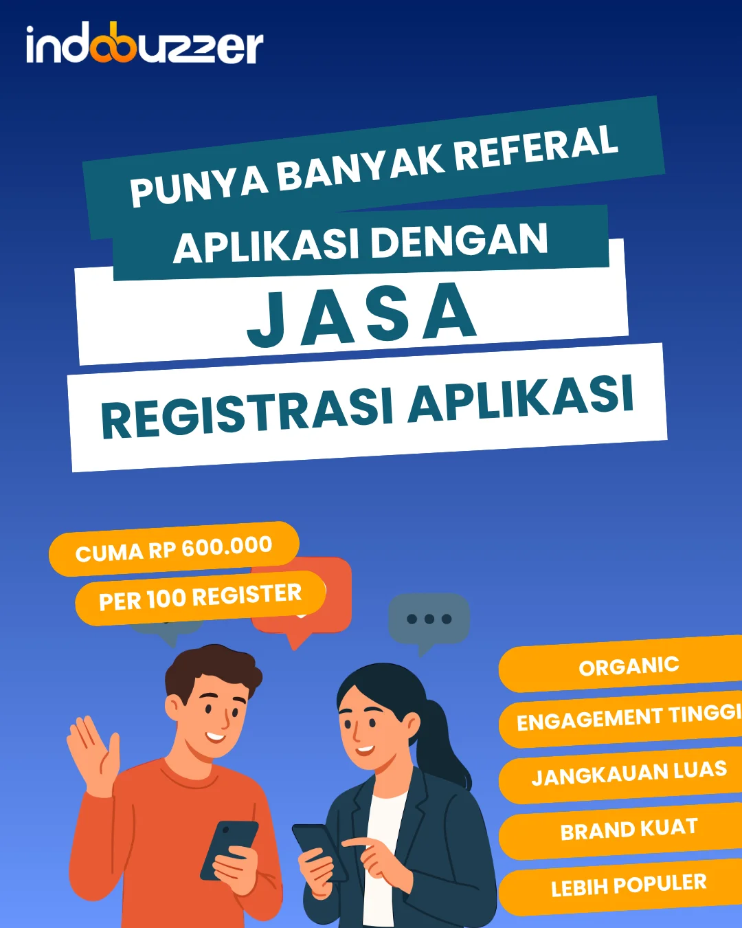 Punya Banyak Referal Aplikasi Dibantu Jasa Registrasi Aplikasi