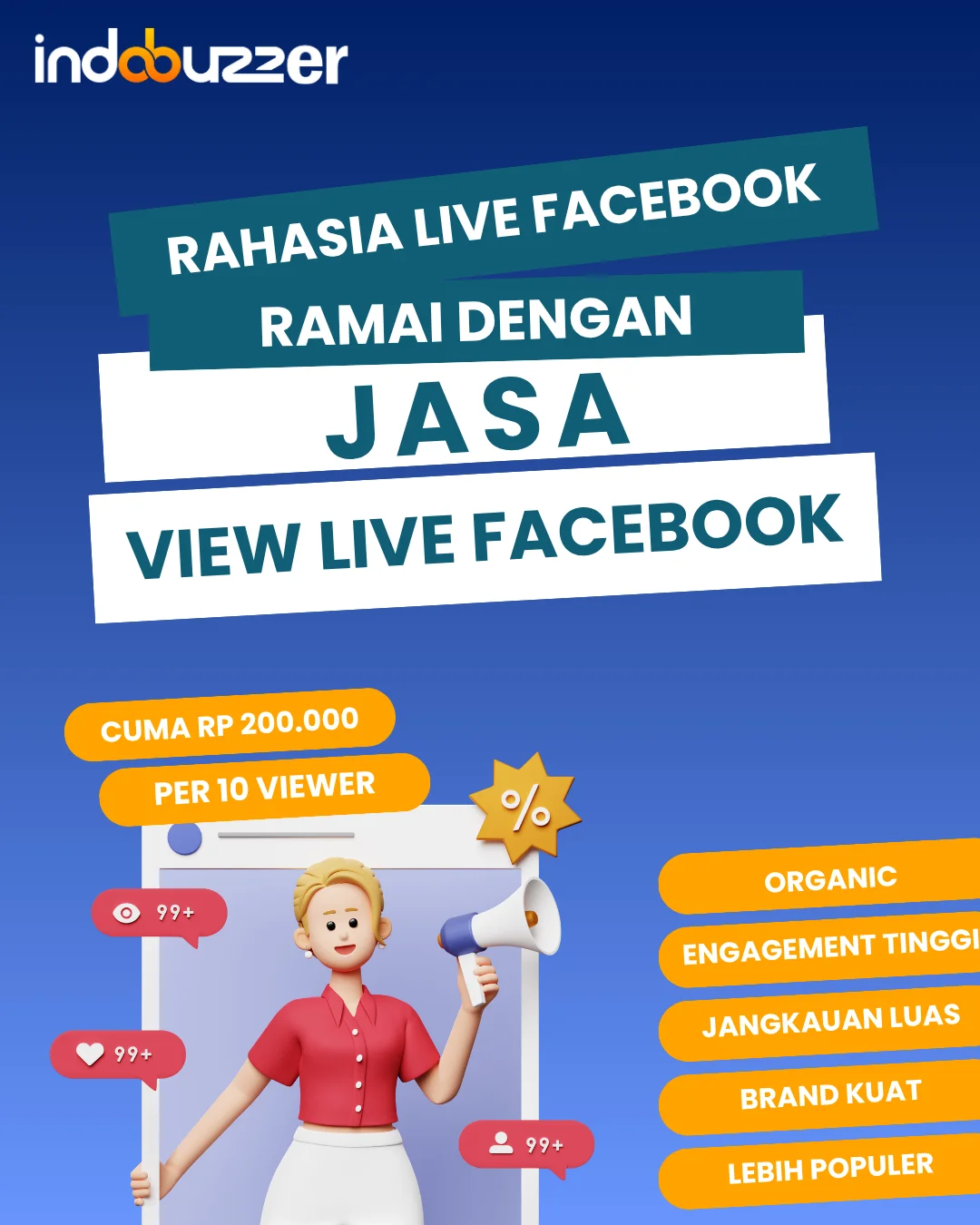 Rahasia Live Facebook Ramai Penonton dengan Jasa View Live