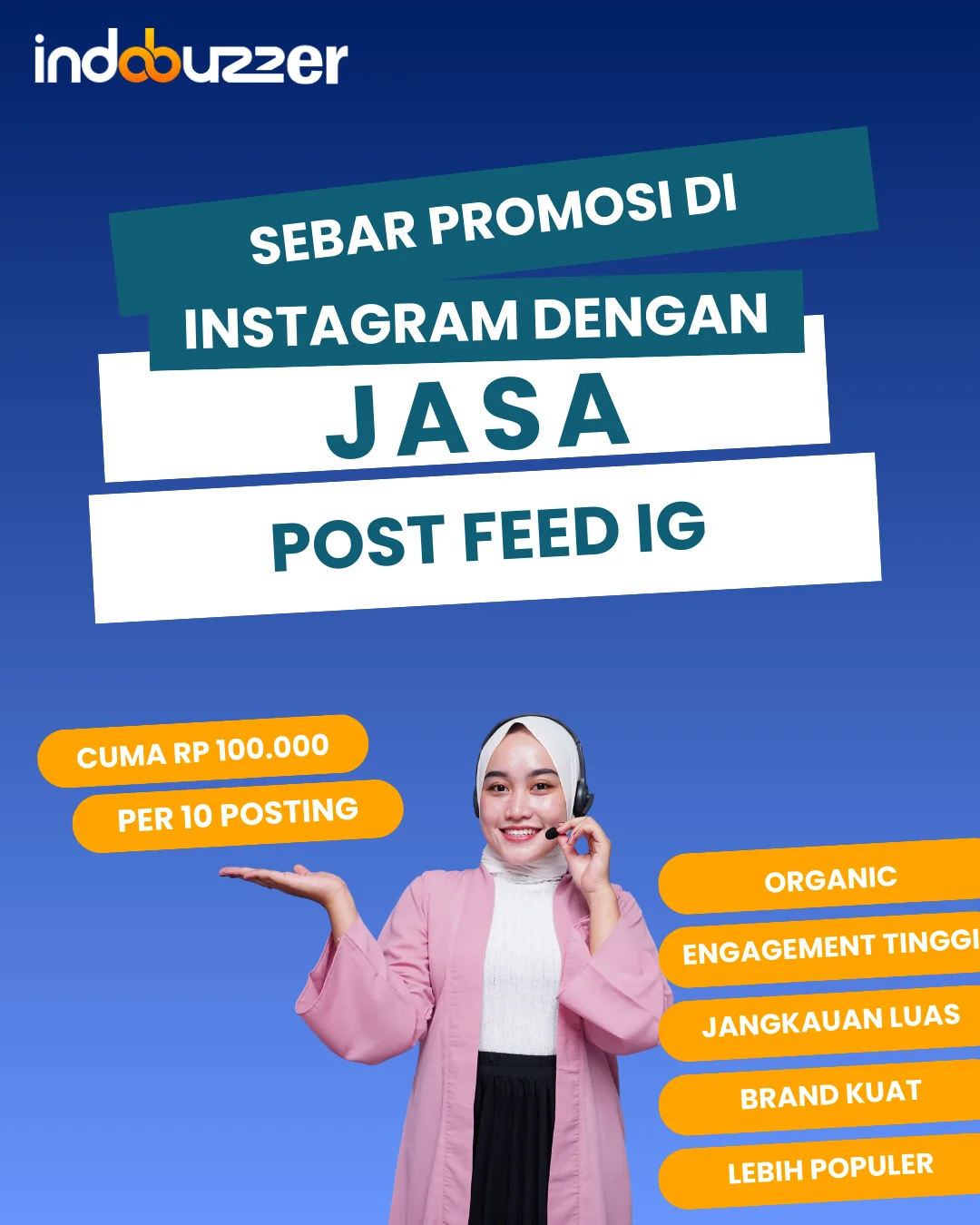 Sebar Promosi di IG Dengan Jasa Post Feed Instagram Indobuzzer