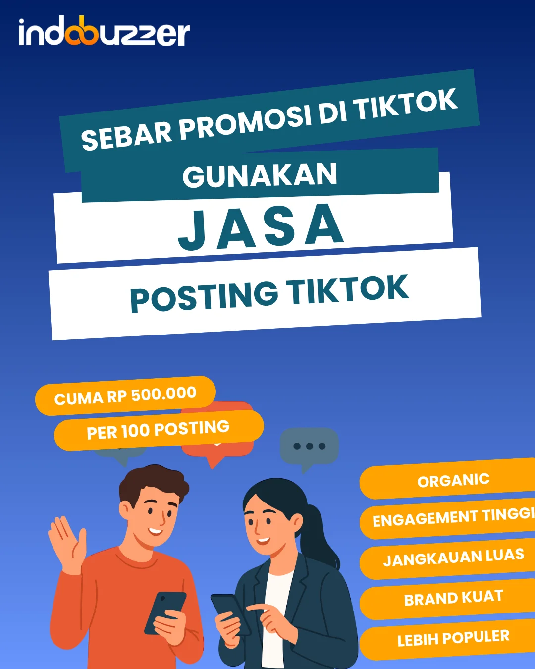 Sebar Promosi Di Tiktok Dengan Jasa Posting Tiktok Buzzer