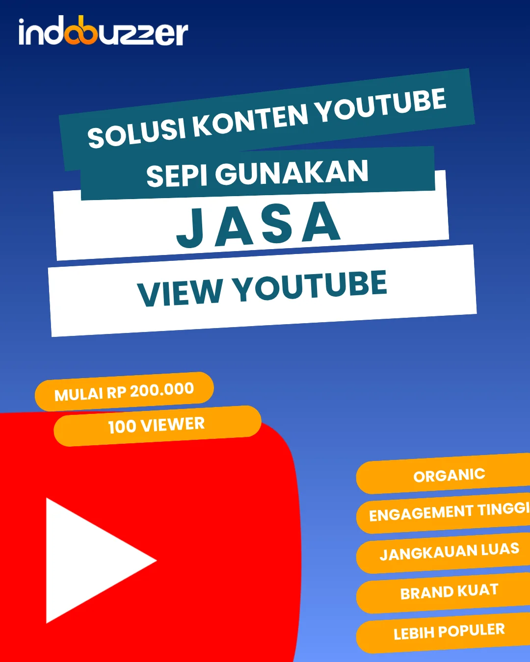 Solusi Konten YouTube Sepi dengan Jasa View Youtube Buzzer