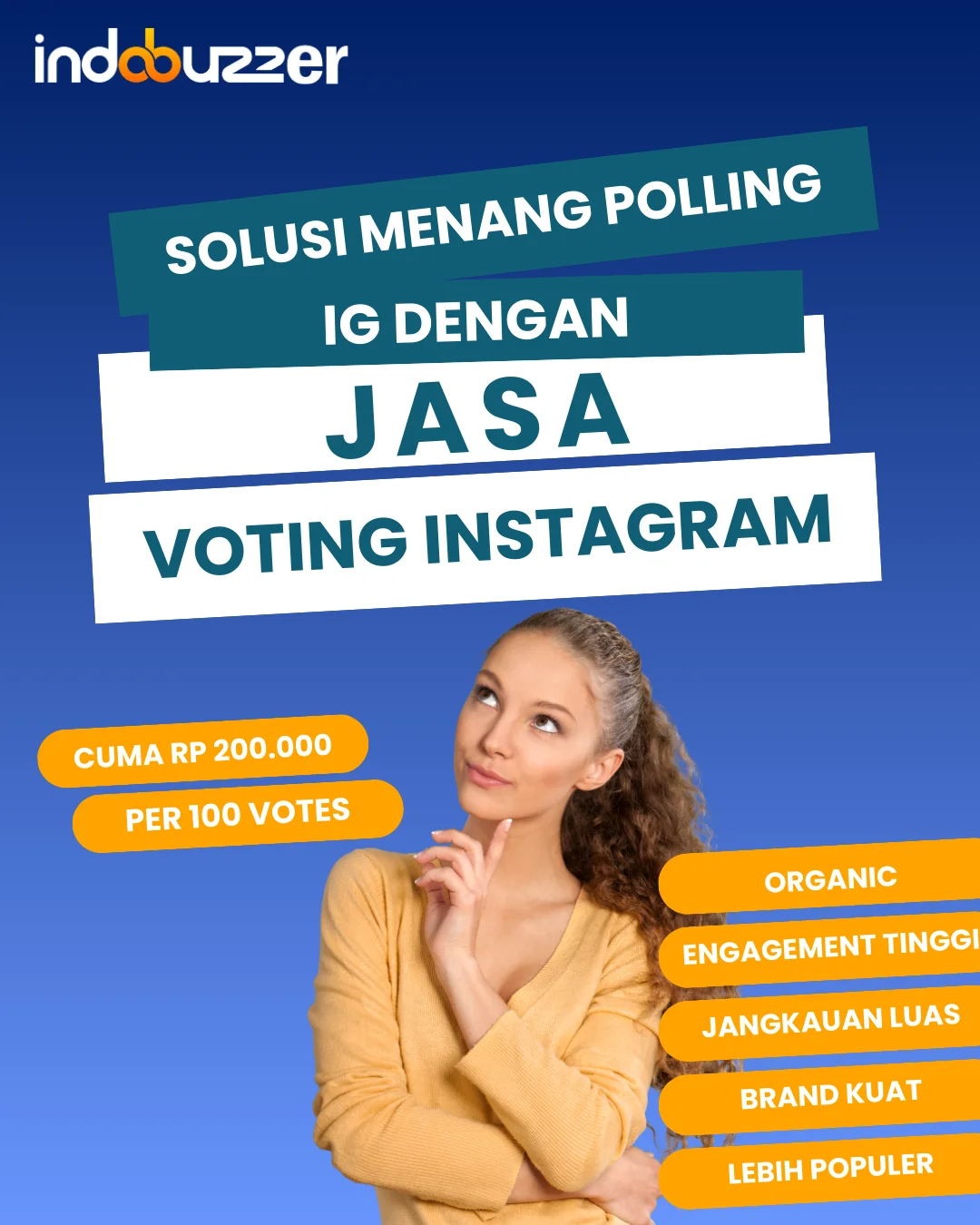 Solusi Menang Polling Instagram dengan Jasa Voting Buzzer Indobuzzer
