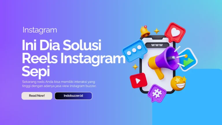 solusi reels instagram sepi