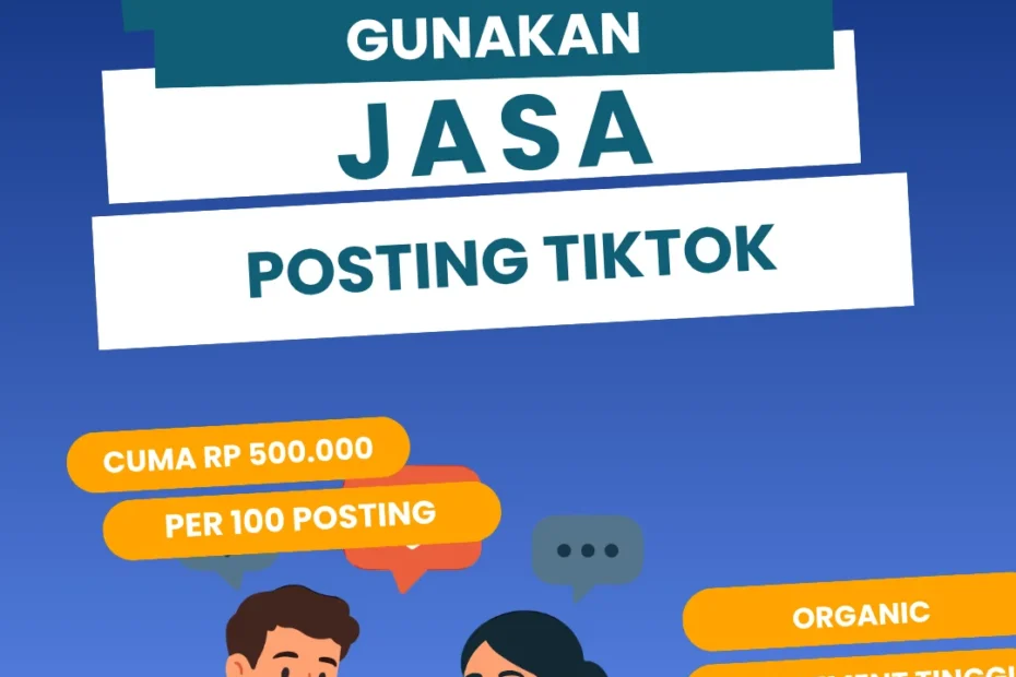 sebar promosi di tiktok