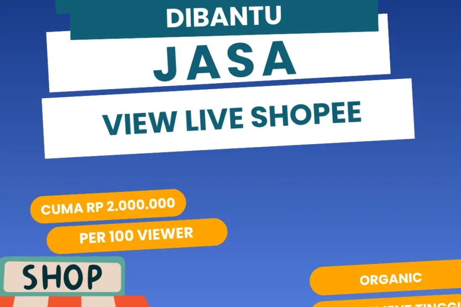 viewer live shopee ramai